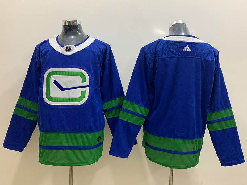Mens Vancouver Canucks Blank adidas Alternate Blue Third Player Jersey Mens Vancouver Canucks Blank adidas Alternate Blue Third Player Jersey